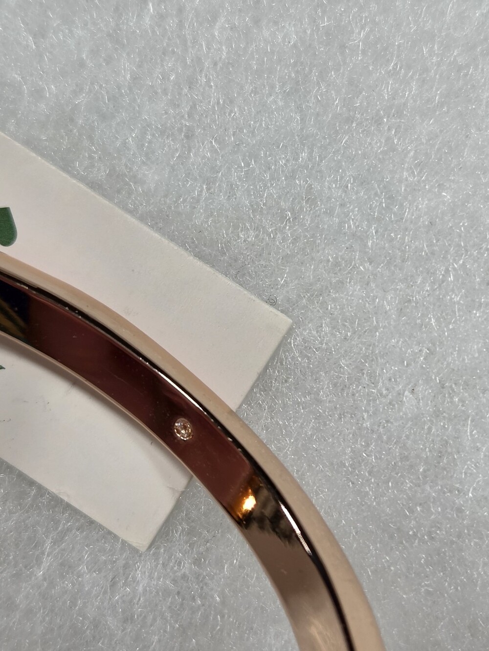 Kate Spade Melon Spot The Spade Enamel Hinged Bangle - Picture 7 of 9